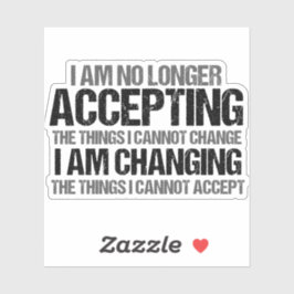 Pegatina Inspiradora cita sobre cambio de activista polític