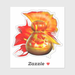 Pegatina Instrumento Ipu Hawaii Gourd