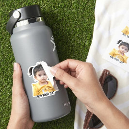 Pegatina Intercambio de Cara de Fanny Foto Personalizada y 