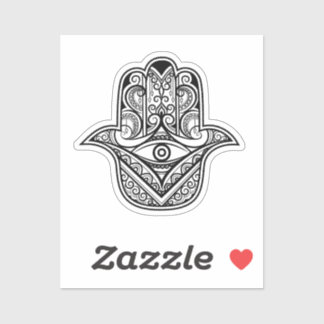Pegatina Intricate Hamsa Hand Evil Eye Vinyl Sticker
