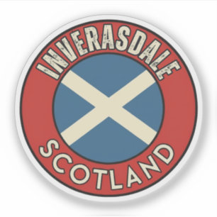 Pegatina Inverasdale, Escocia