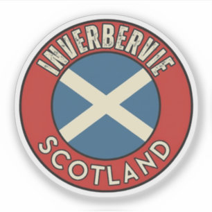 Pegatina Inverbervie, Escocia