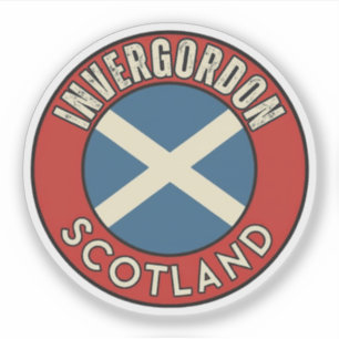 Pegatina Invergordon, Escocia