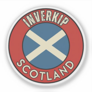 Pegatina Inverkip, Escocia
