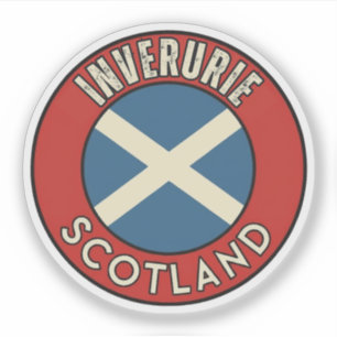 Pegatina Inverurie, Escocia