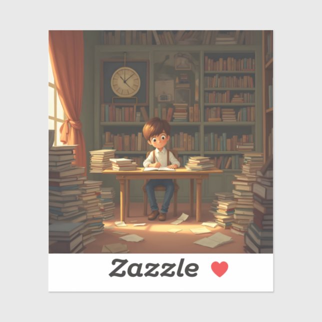 Pegatina Investing In Myself - Square Vinyl (Hoja)