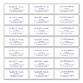 Pegatina Invitados personalizados se dirigen a la Marina Az