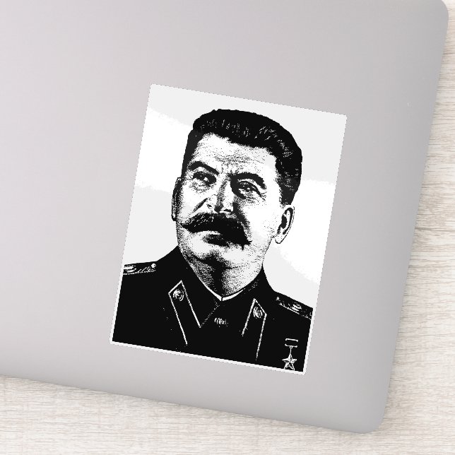 Pegatina Iósif Stalin, URSS, CCCP, Unión Soviética, Comunis (Detalle)