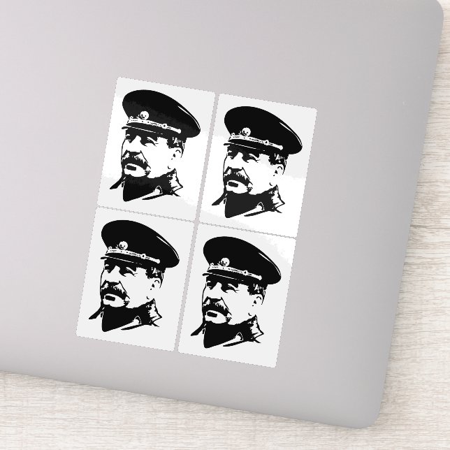 Pegatina Iósif Stalin, URSS, CCCP, Unión Soviética, Comunis (Detalle)