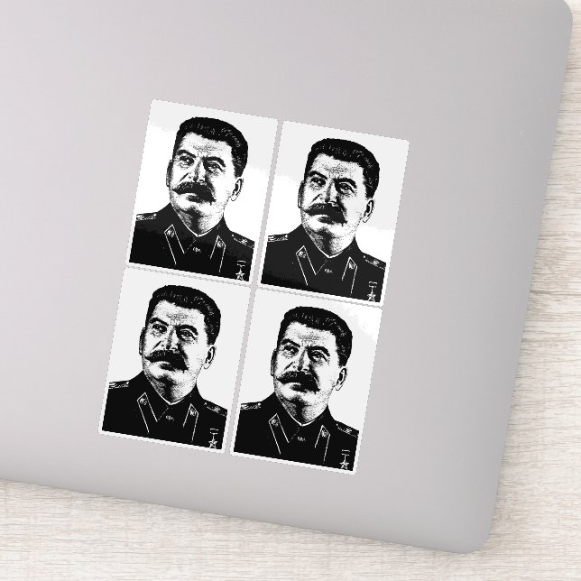 Pegatina Iósif Stalin, URSS, CCCP, Unión Soviética, Comunis (Detalle)
