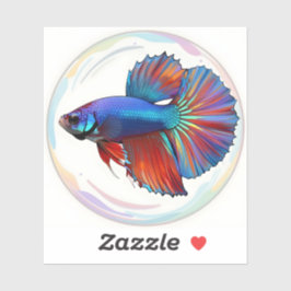 Pegatina Iridescent Current - Square Vinyl 