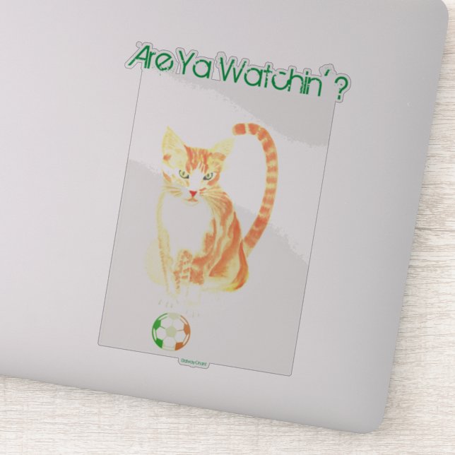 Pegatina Irlanda (Detalle)