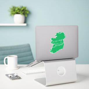 Pegatina Irlanda está en mi corazón