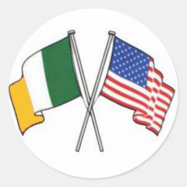 Pegatina irlandés-estadounidense