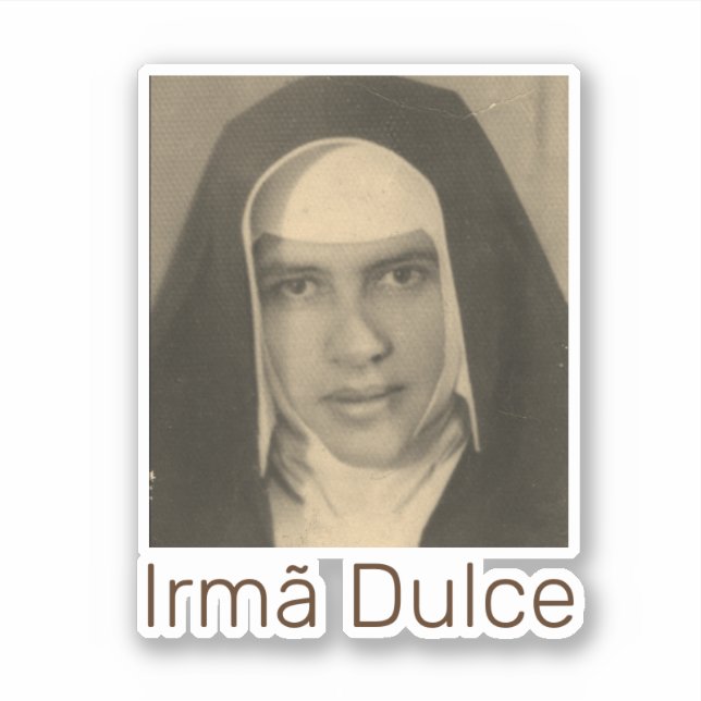 Pegatina Irmã Dulce (Anverso)