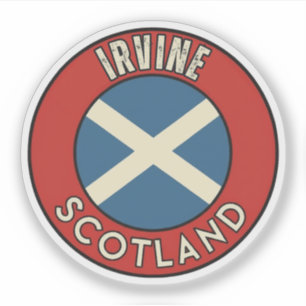 Pegatina Irvine, Escocia
