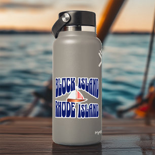 Pegatina Isla Block, Isla Rhode