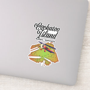 Pegatina isla de gallos, Sydney Australia