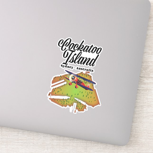Pegatina isla de gallos, Sydney Australia (Detalle)