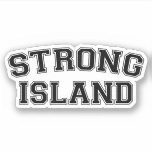 Pegatina Isla fuerte, NYC, los E.E.U.U.