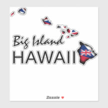 ISLA GRANDE - ISLAS HAWAII Bandera HI BLK