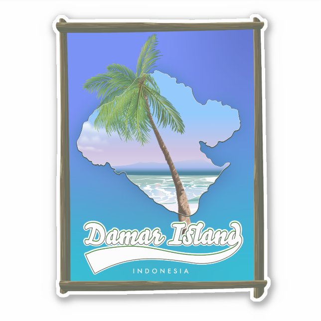 Pegatina Isla Penida Indonesia (Anverso)