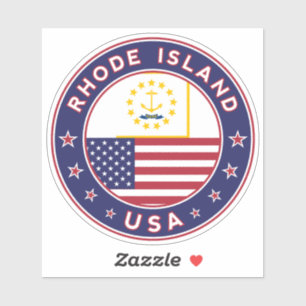 Pegatina Isla Rhode