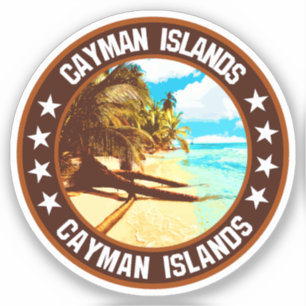 Pegatina Islas Caimán