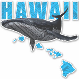 PEGATINA ISLAS HAWAII DE HAWAII