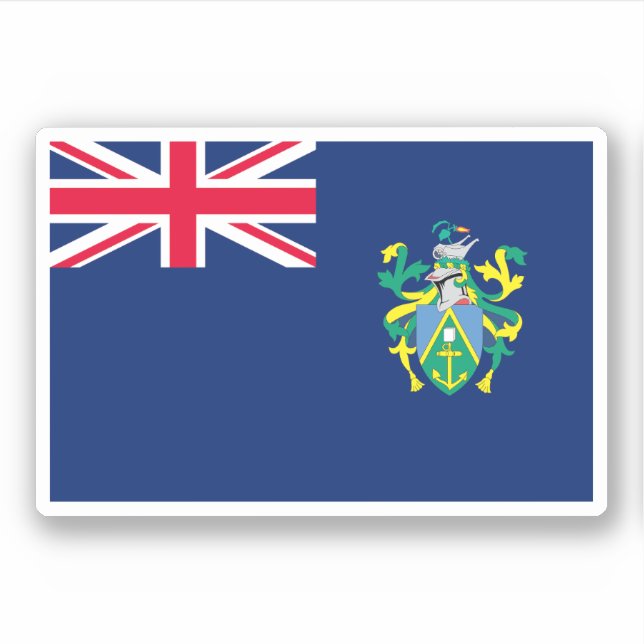 Pegatina Islas Pitcairn (Anverso)
