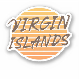 Pegatina Islas Vírgenes