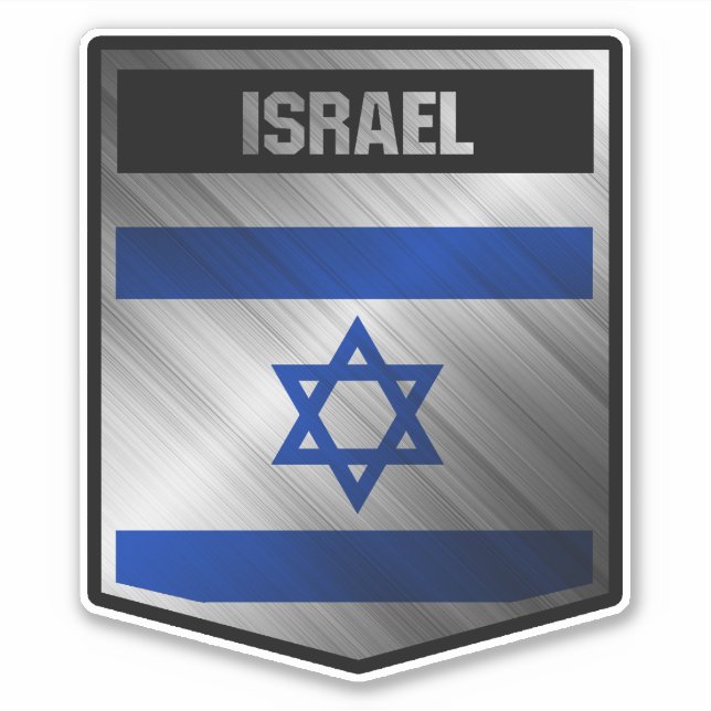 Pegatina Israel (Anverso)