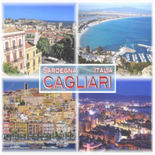 Pegatina IT2027 Europa - Italia - Cerdeña - Cagliari - Harb
