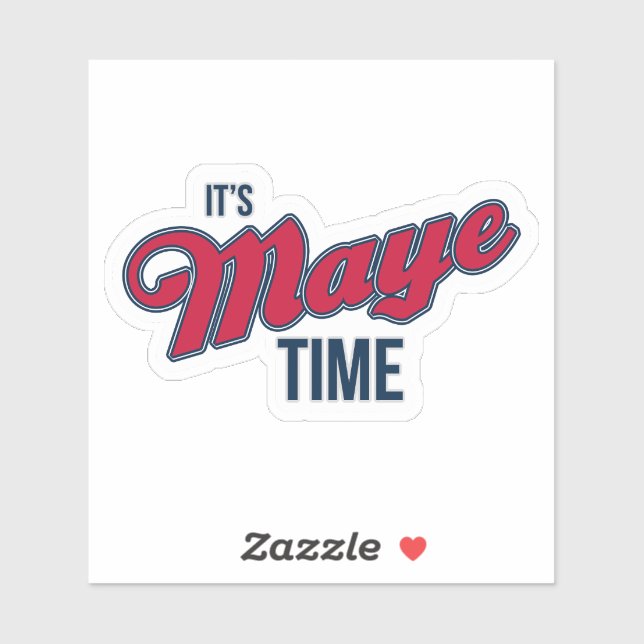 Pegatina It's Maye Time - Fan Cut-Out Sticker (Hoja)