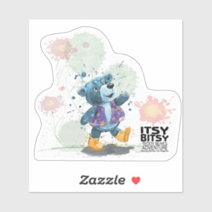 Pegatina Itsy Bitsy Teddy Bear Willie
