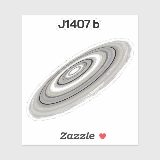 Pegatina J1407 b (1SWASP J140747.93-394542.6 b) (Hoja)