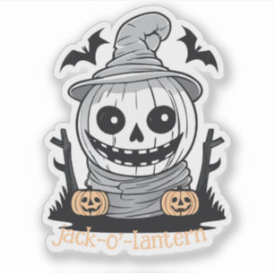 Pegatina Jack-o-lantern