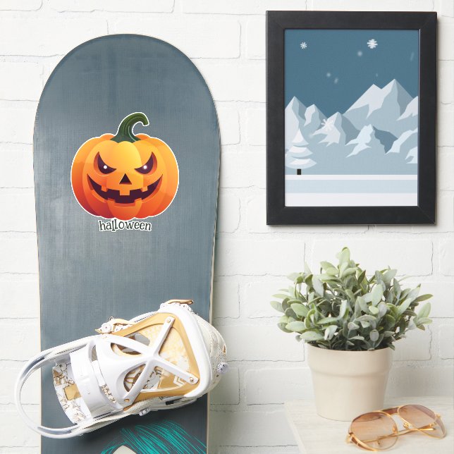 Pegatina Jack-o-lantern (snowboard)