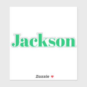 Pegatina Jackson