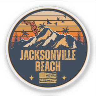 Pegatina Jacksonville Beach, Florida