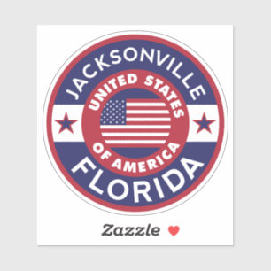 Pegatina JACKSONVILLE, Florida