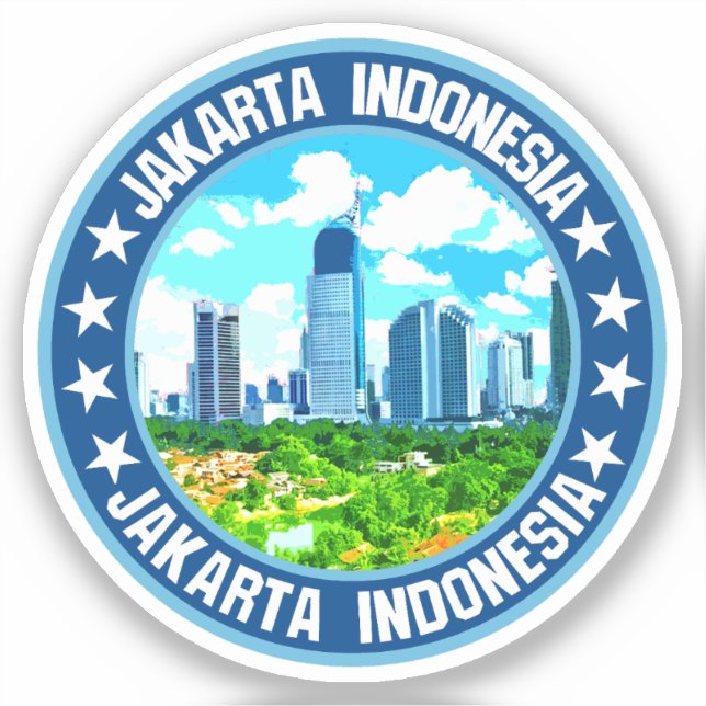 Pegatina Jakarta (Anverso)