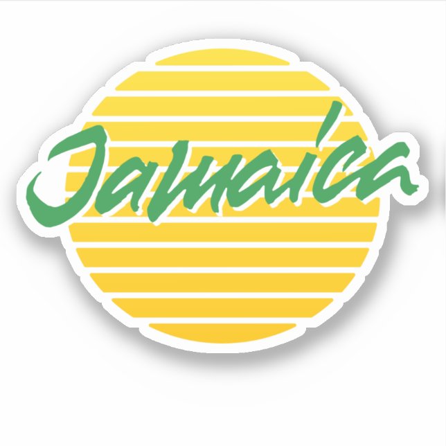 Pegatina Jamaica (Anverso)