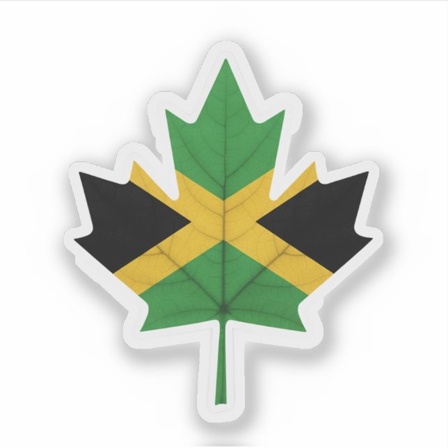 Pegatina Jamaican Canadian (Anverso)