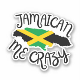 Pegatina Jamaican Me Crazy