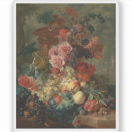 Pegatina Jan van Huysum - Pieza de fruta