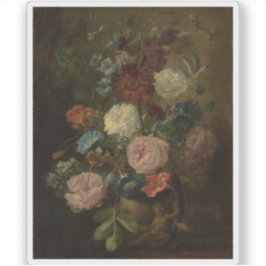 Pegatina Jan van Huysum - Vase de flores