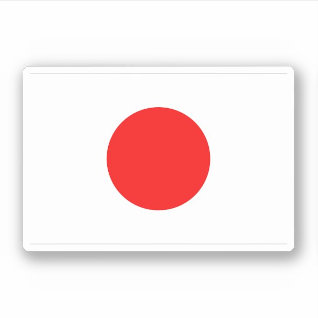 Pegatina Japón (Anverso)