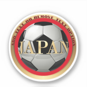 Pegatina Japón Balón Fútbol Deportes