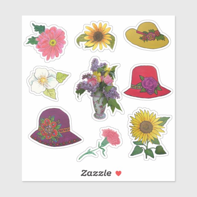 Pegatina Jardín elegante (Hoja)